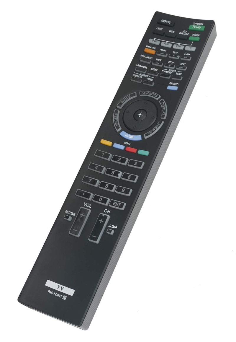 Vinabty RM-YD037 Replaced Remote fit for Sony LCD TV KDL-60NX801 KDL-60NX800 KDL-52NX801 KDL-52NX800 KDL-46NX800 KDL-46NX700 KDL-40NX700 KDL-46HX701 KDL-32EX308 KDL-22EX308 KDL-40HX701 KDL-55HX701 KDL-60NX810 - Image 1